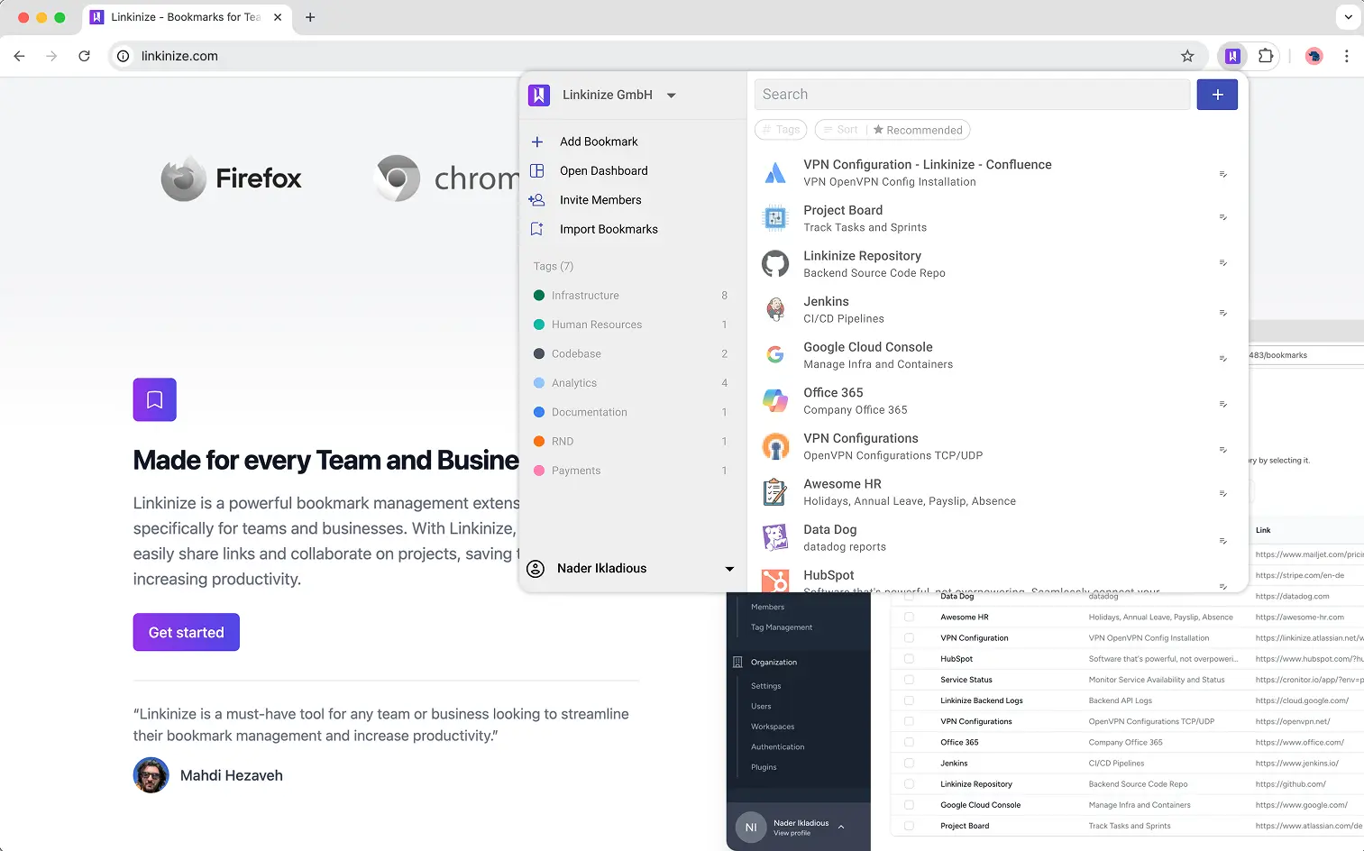 Linkinize Search